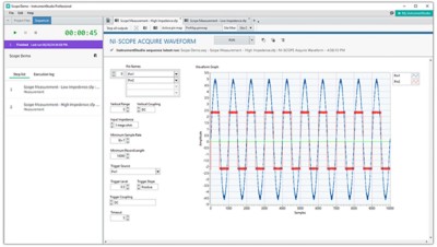 InstrumentStudio software shown on a computer screen
